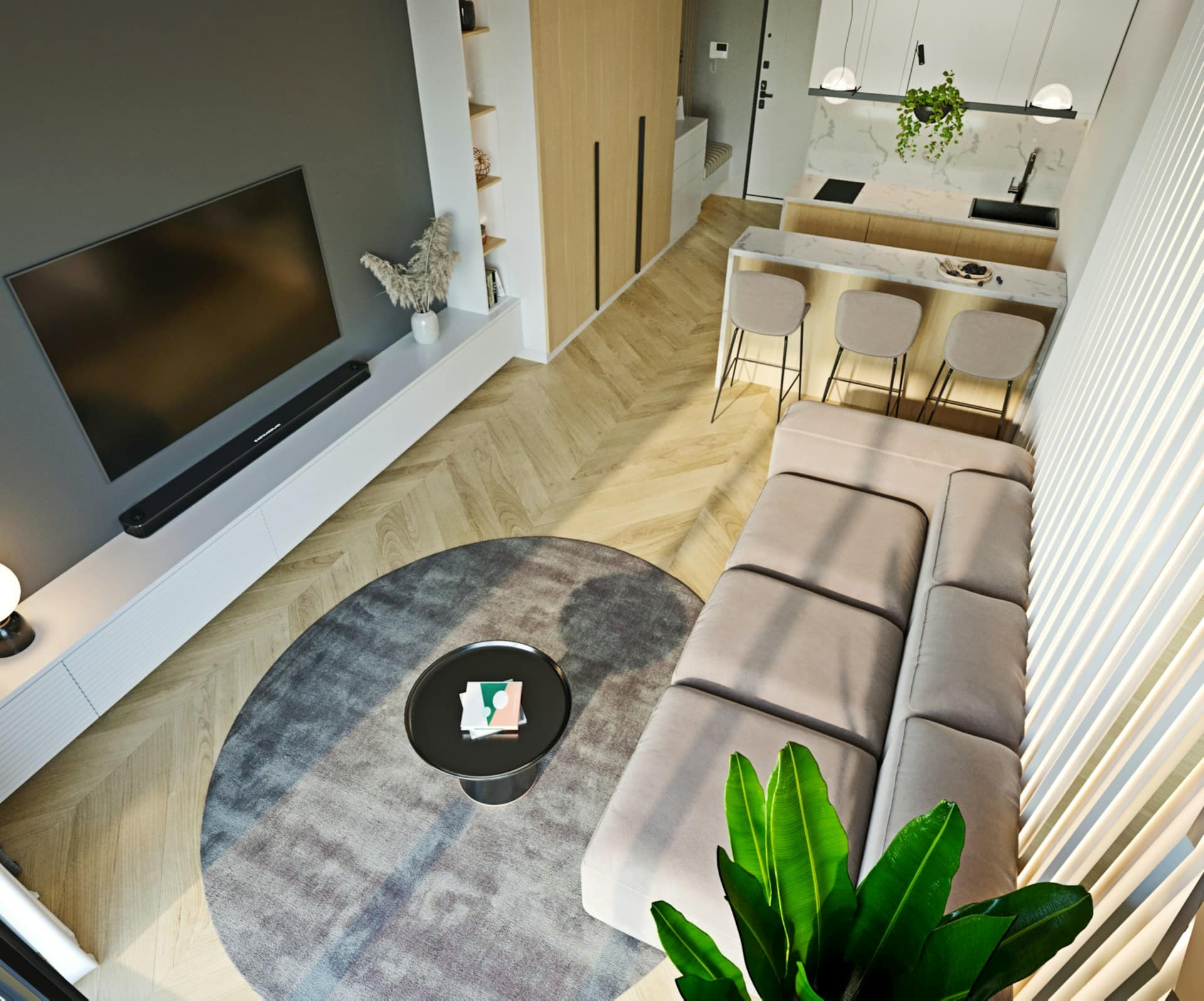 Parquet moderne chauffant