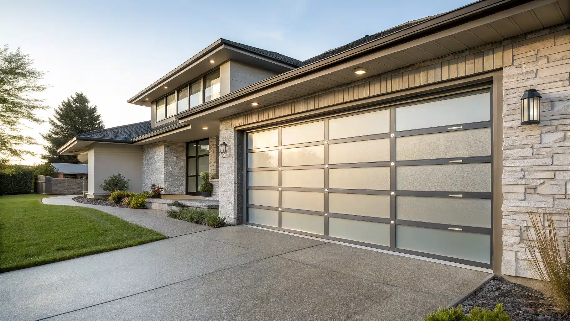 porte de garage moderne