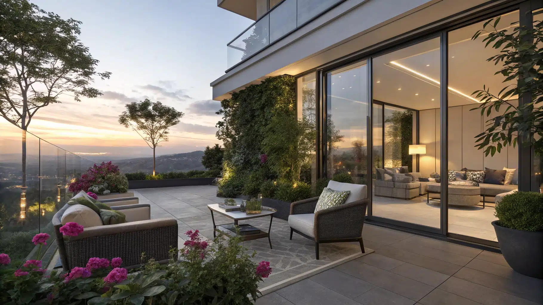 Terrasse contemporaine