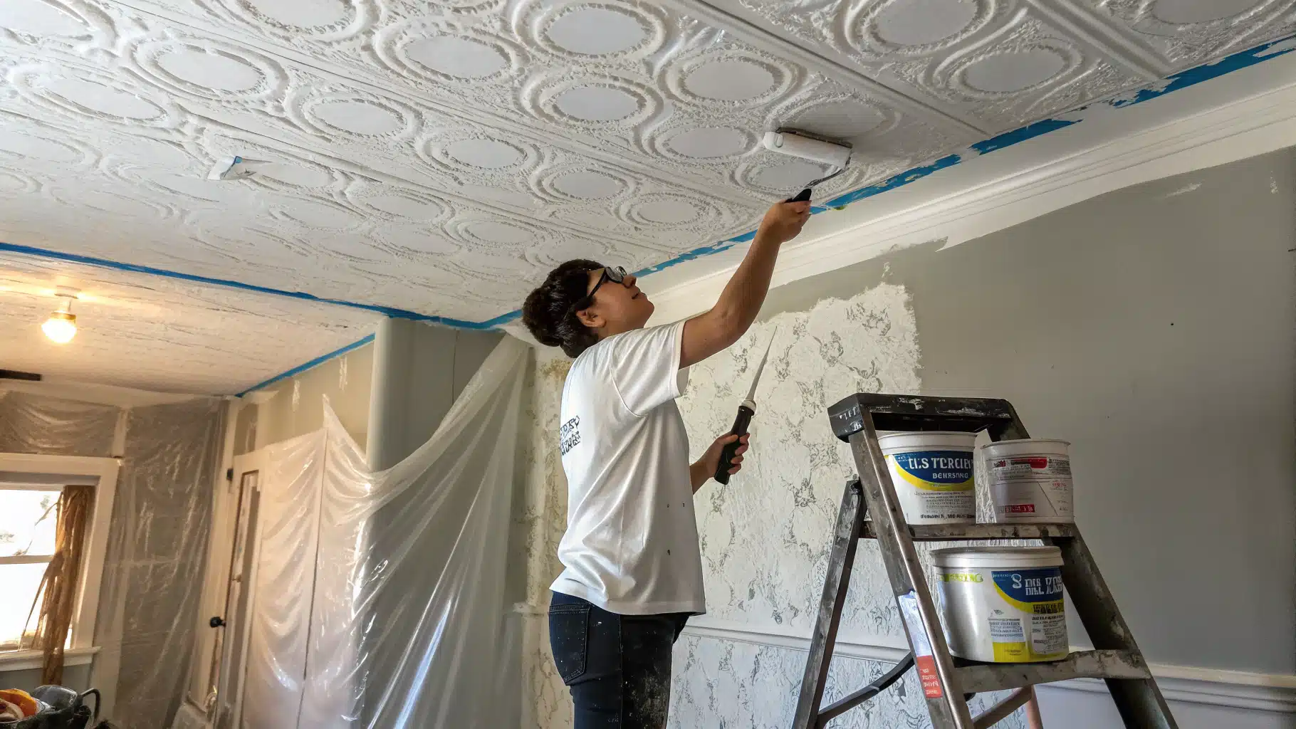 comment peindre un plafond