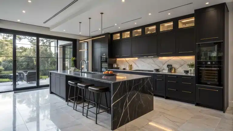 Cuisine noire tendance