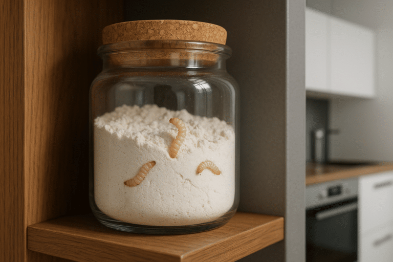 vers blanc maison